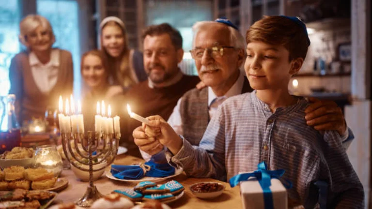 Hanukkah Greeting for Children 