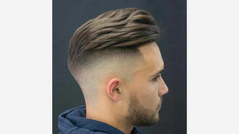 Long Hair High Fade Haircut