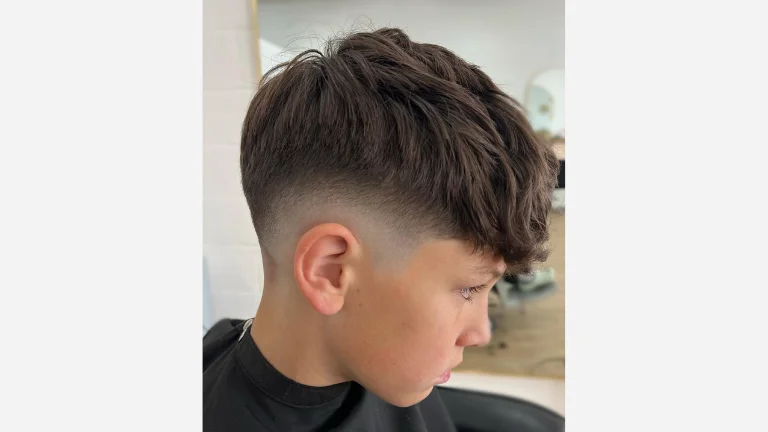 Low Fade With a Textured Cut