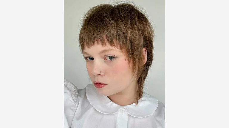 Pixie Mullet with Feathered Bangs