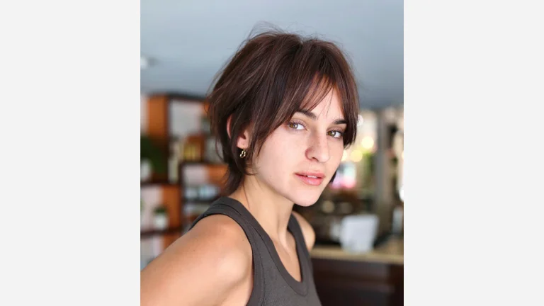 Modern Brunette Pixie Oval Face