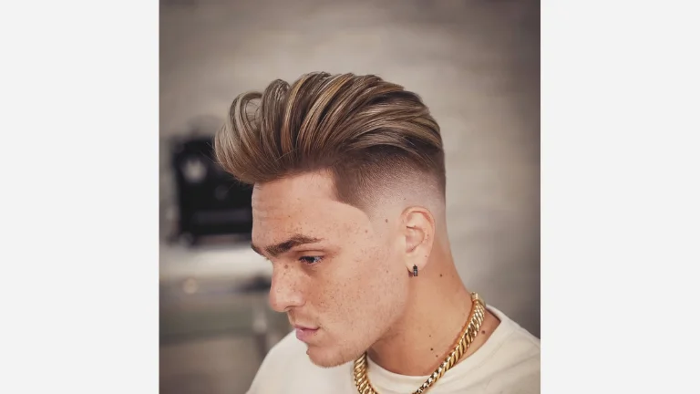 Ridged Comb Over Style