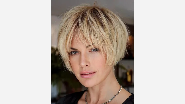 Feathered Bob Crop