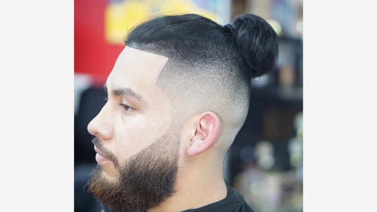 Long Hair Fade Cut