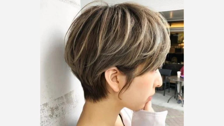 Pearl Blonde Pixie Wolf Cut