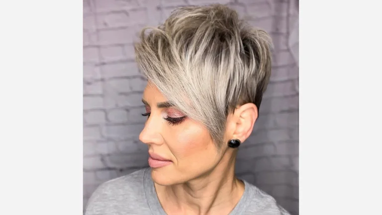 Short Wind-Swept Style