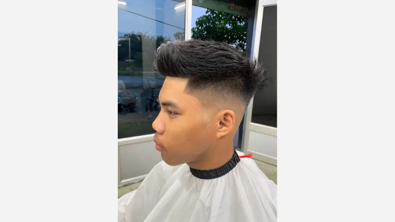 Pompadour with Sides Shaved