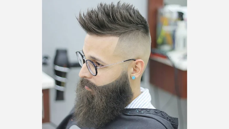 High Fade with Textured Top