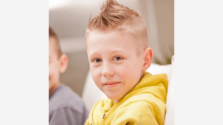 Straight Mohawk with a Fade