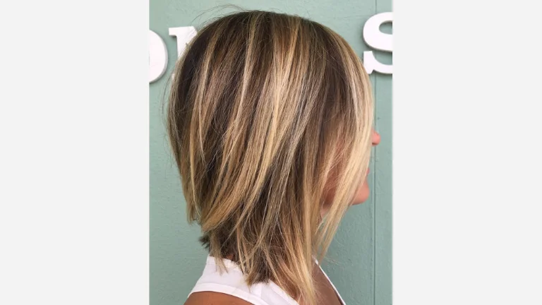Straight Butter Blonde Lob Inverted