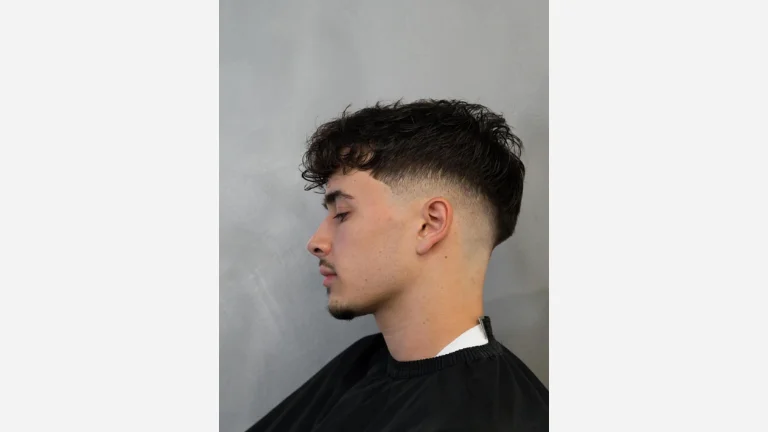Mid Fade with Curls