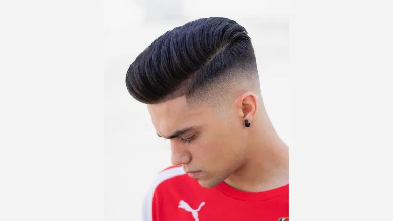 Wild Pompadour Fade Cut