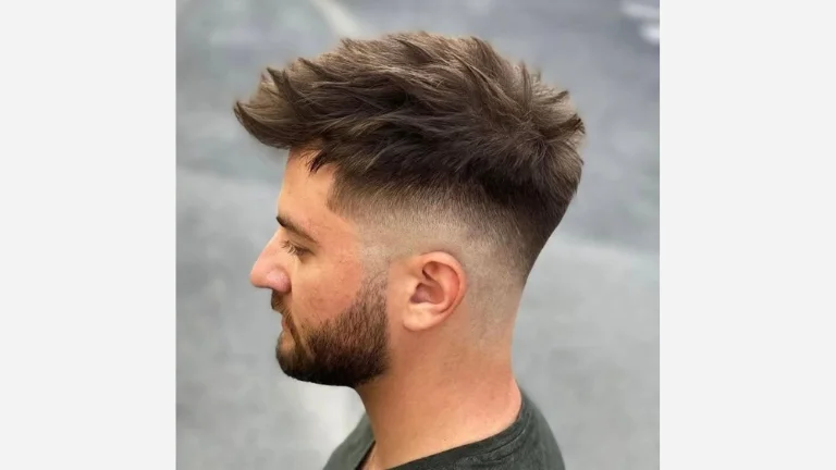 Fade with Textured Bangs