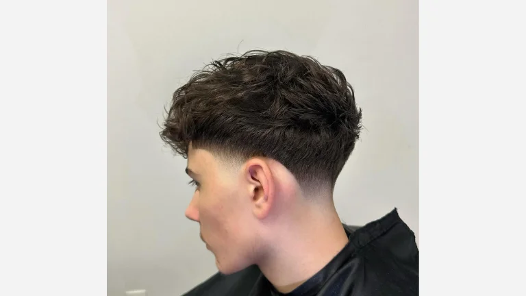 High-Taper with Textured Fringe