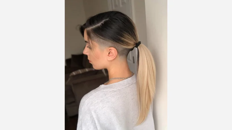 Long Hair with Undercut Temples