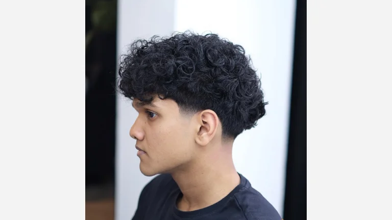 Low Taper with Curly Top