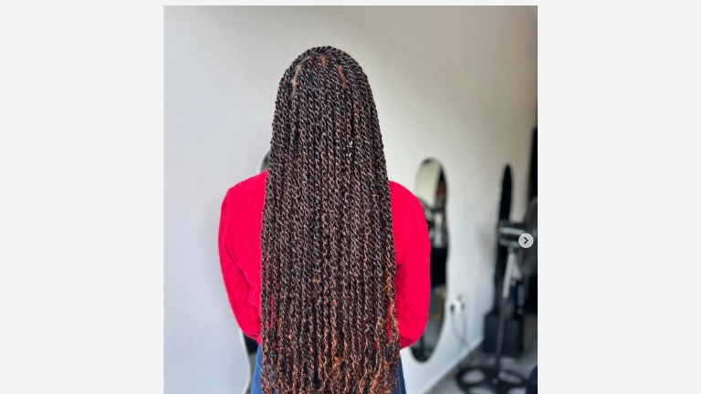 Long Luscious Auburn Spirals