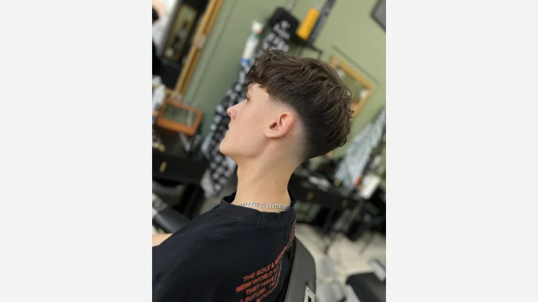 Low Fade with Fringe