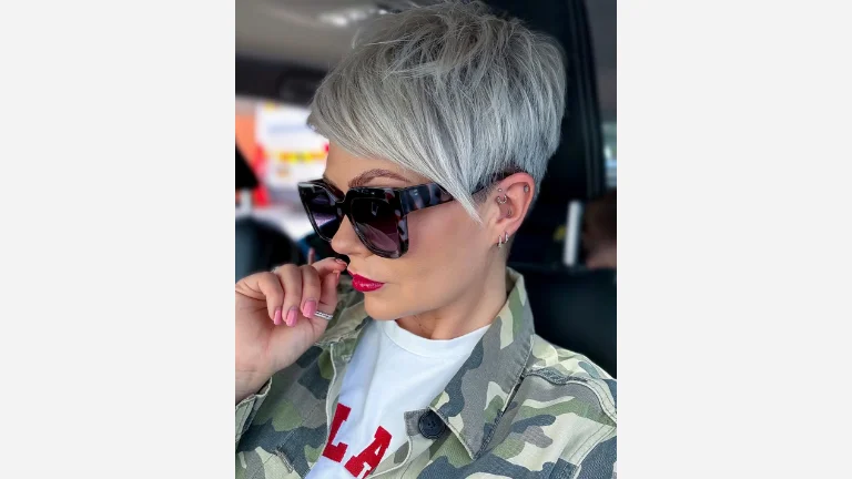 Pixie with Long Side Bangs