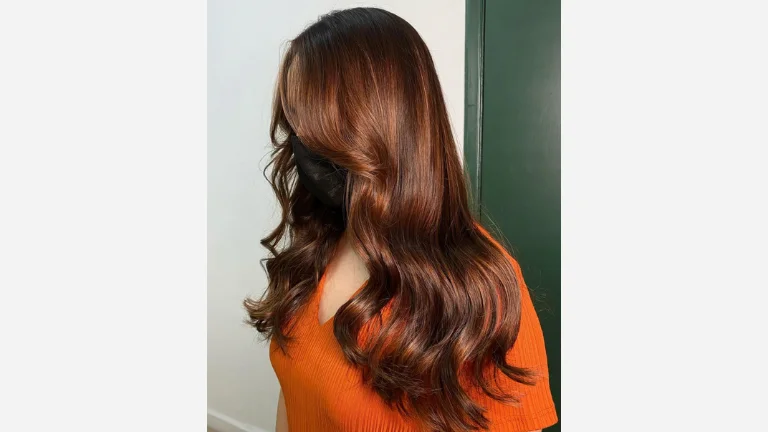 Warm Chestnut Balayage
