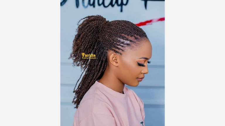 Cascading Half-Updo