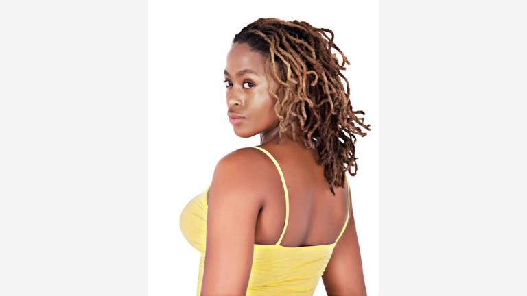 Comb-Over Bob with Highlights