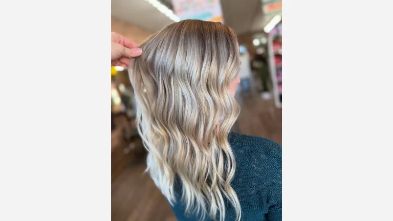 Blended Platinum Balayage