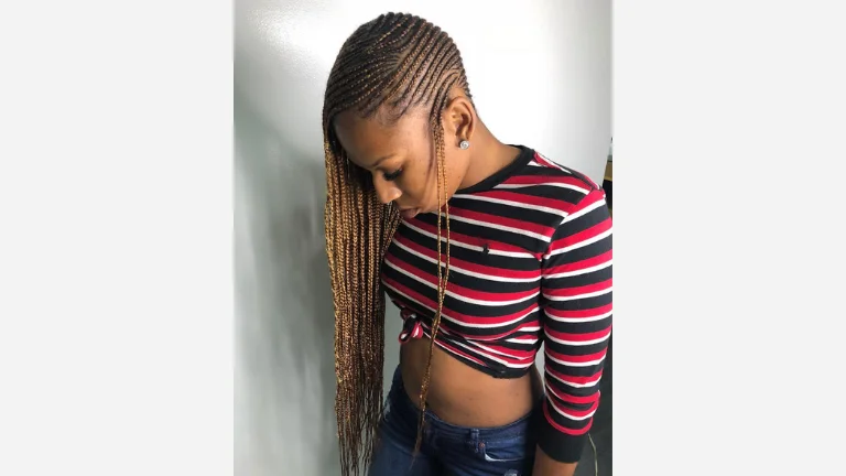 Gold-toned Skull Cap Braids