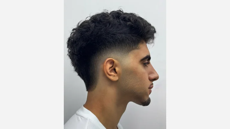 Clean Burst Fade Mullet