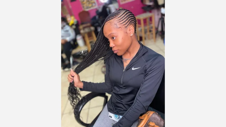 Back and Forth Skinny Braids