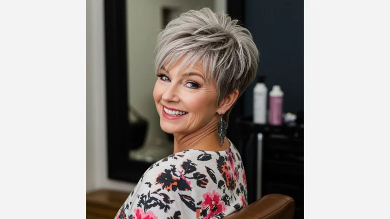 Textured Pixie for Thin Hair