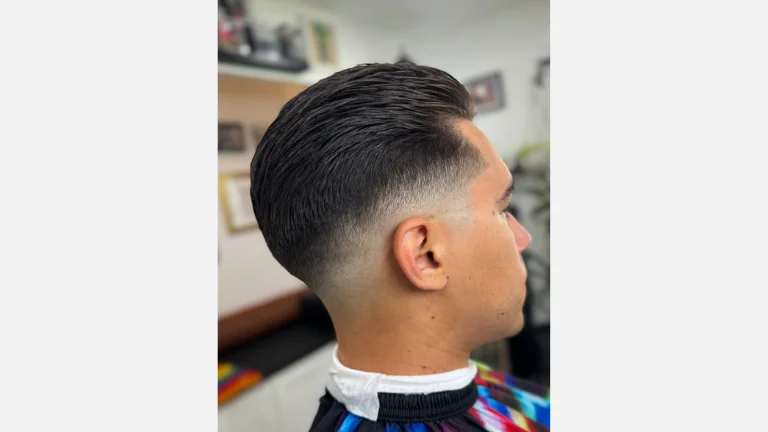 Low Fade Slick Back