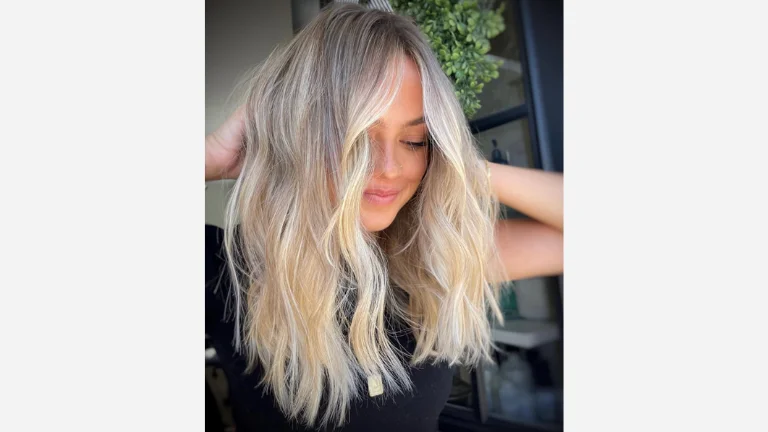 Buttercream Blonde with Root Smudge