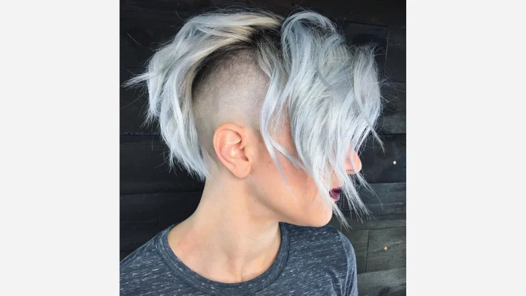 Half-Shaved Textured Bob