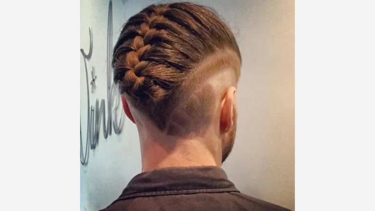 Upside-Down Braid into a Bun