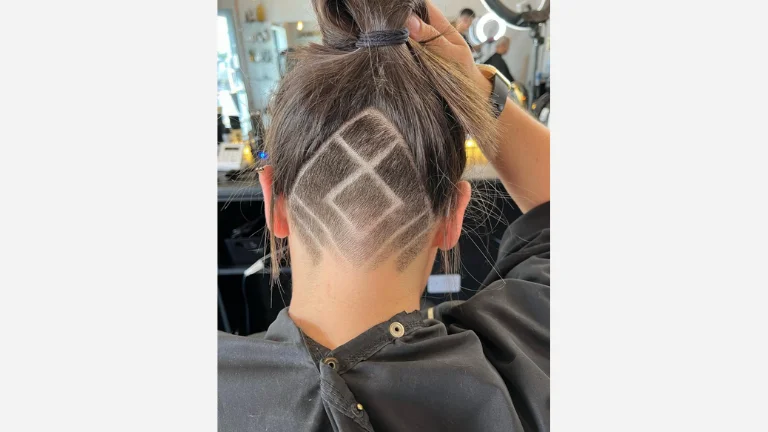 Geometric Nape Undercut