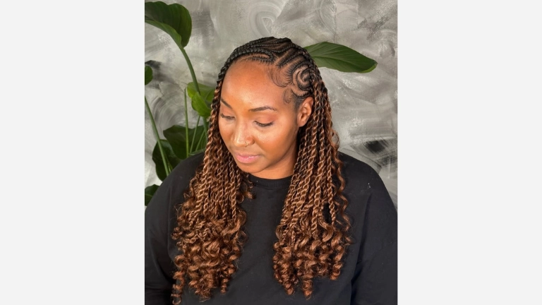 Layered Two-Tone Strands