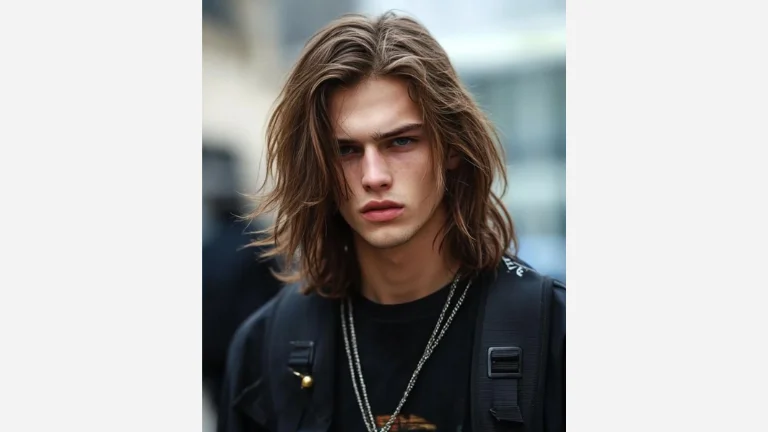 Middle Part Long Hair