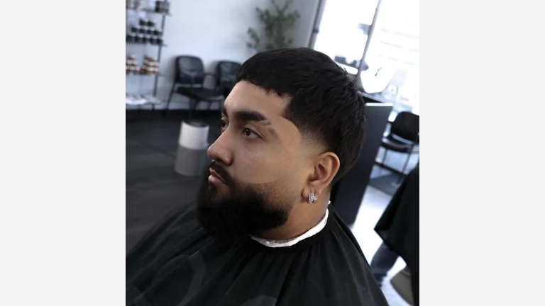 Low Taper Fade with Beard