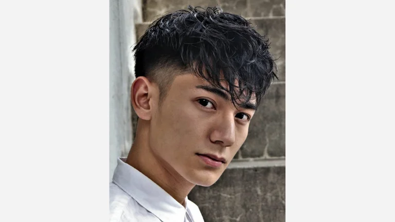 Tousled Crop with Long Bangs