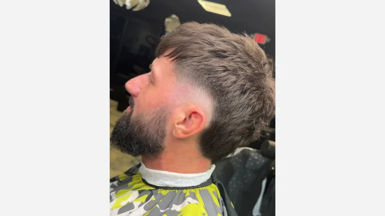 Skin Fade with Textured Fringe