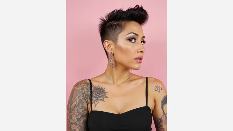 Spiky Undercut Mohawk
