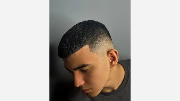 Buzz Cut with Low Fade