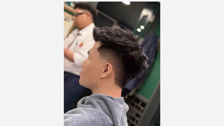 Spiky Mullet High Burst Fade