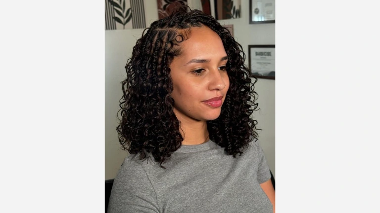 Medium ‘Do with Curled Ends