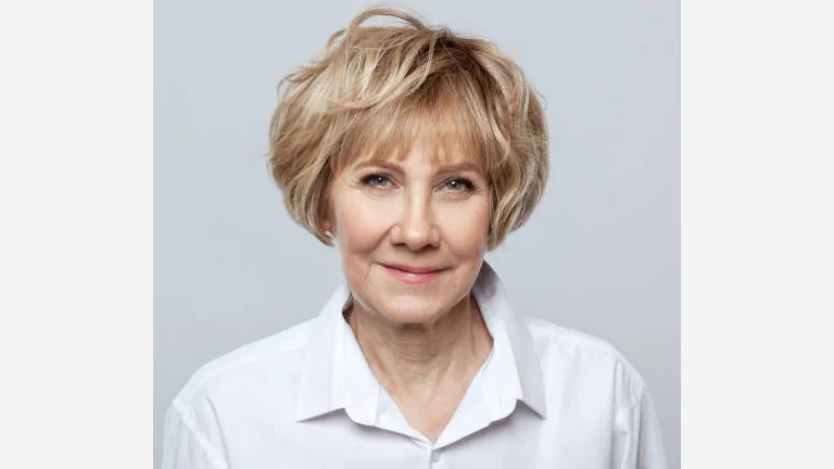 Cropped Bob with Jagged Bangs