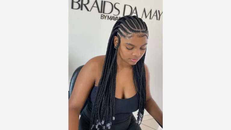 Braids with Beads and Wraps