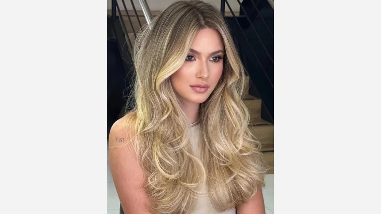 Ashy Golden Balayage