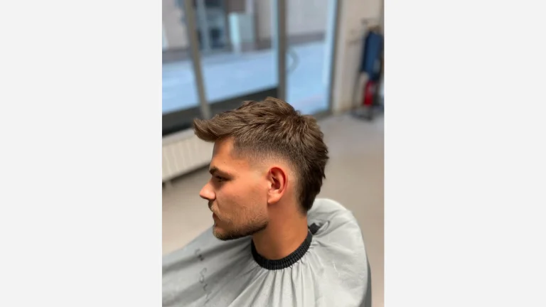 Burst Fade Mullet