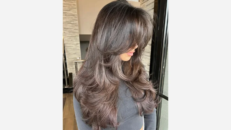 Undone Curls with Voluminous Bangs